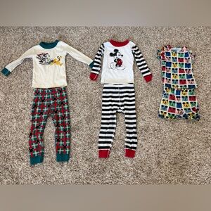 Hanna Anderson and Baby Gap Boys Pajamas 2T & 3T